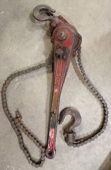 Coffing Hoist Mighty Midget A1 Ratchet Hoist 1 Chain 3/4 TON 2 Chains 1 1/2 TON