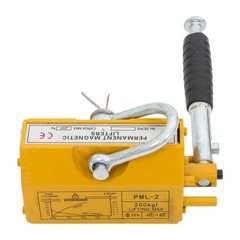 Yellow Magnetic Lifter 200kg/440lbs Metal Lifting Magnet Permanent Lift Magnets