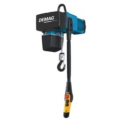 Demag Dc Com 10-1000 1/1 H8 V4.8/1.2 460/60 Electric Chain Hoist, 2, 000 Lb,