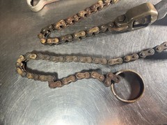 A.B. Chance 3/4 Ton Ratchet Link Chain Hoist. Item ID 4
