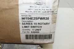 ⭐NEW⭐HUBBELL MI154E2SPWR20 GEARED ROTARY CRANE LIMIT SWITCH 20:1 2NO 2NC 🔴USA🔵
