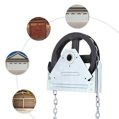 Garage Door Chain Hoist Model 4000 1:1 26ft 330.7Lbs Iron Wall Mounted