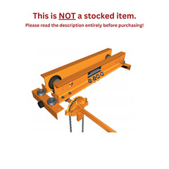 HARRINGTON END TRUCK PAIR – 2 TON – SERIES 3 – SINGLE GIRDER UG-3-0245