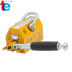 Permanent Magnetic Lifter Lifting Magnet 440 lbs/200 kg Neodymium Hoist – Yellow