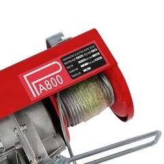 PA800 Electric Hoist 1763lbs Crane Winch Wired Remote Control 110V