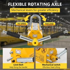 Magnetic Lifter With Release 3300/4400/6600LBS Heavy Duty Magnet Steel Permanent