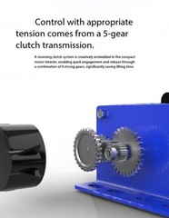 Electric Winch: 220V Small-sized Wire Rope Suspended Dual-purpose Hoist