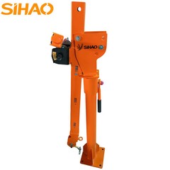 Vehicle-mounted crane 3500lbs Winch w/1100lbs Electric Winch 360° Swivel Folding