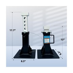 HKTE 14 Ton Heavy Duty Jack Stands with Locking Pins,28000lbs Capacity, 2 Pack