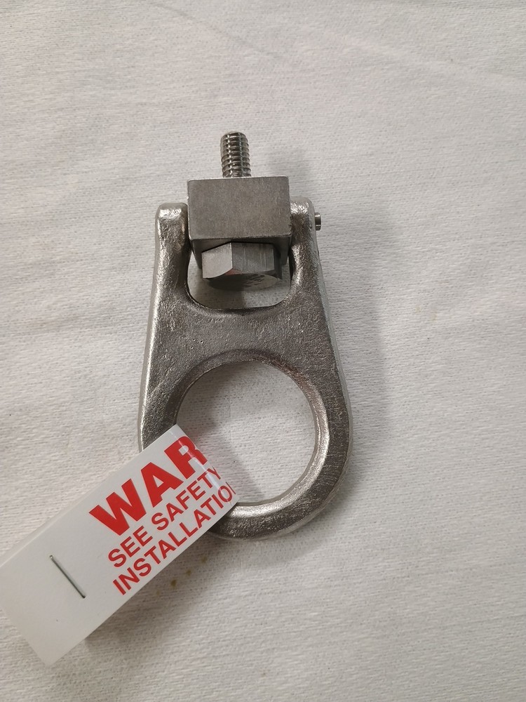 Jergens SS Forged Center Pull Hoist Ring 5/16″-18 Thread 800lb Load Cap 23907-SS