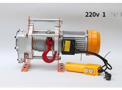 Hoist Winch 1 Ton Construction and Renovation Small Crane Fast Lifter