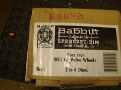 TWO NEW BABBITT ADJUSTABLE SPROCKET 2″ TO 4″ NEW FREE SHIPPING