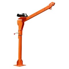 1100lb Q235 Steel Truck-Mounted Crane Hoist 12V Electric Pickup Truck Jib Cranes