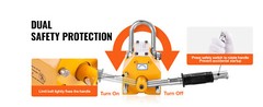 100/200/400/600KG Steel Magnetic Lifter Heavy Duty Crane Hoist Lifting Magnet