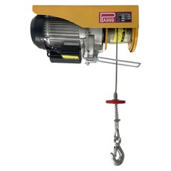 2000LBS Electric Cable Hoist Crane Winch Garage Lift Wired Remote Control 220V