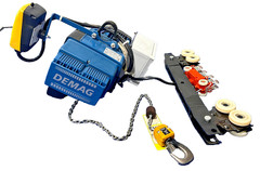 Demag DCS-PRO 5-500 Hoist w/ Trolley, Load Hook & Flex 4EX – 500kg/1100 lb