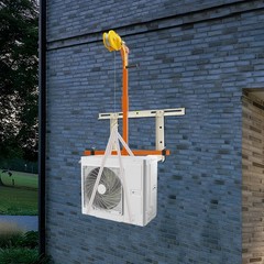 330lbs Air Conditioner Lifting Tool 49ft Cable Crane Lift Winch A/C Installation