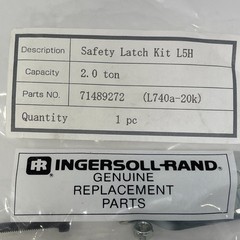 Ingersoll Rand 71489272 Hook Safety Latch Kit 2 ton Hoists (L5H Series Hoists)
