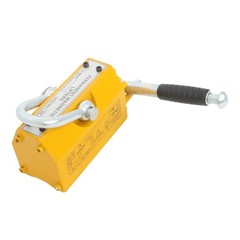 880 lbs Magnetic Lifter 2.5 Safety Factor Magnet Lifting Hoist Crane Yellow