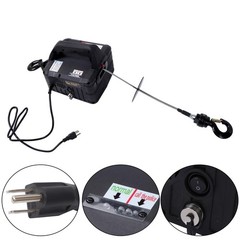 22.9 ft/7 m 2in1 Portable Electric Hoist Winch 1100lbs With Wired Remote Control