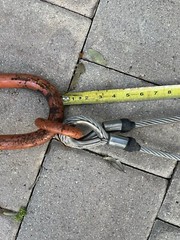 6 ft Crane Rigging Hoist Lift Sling Stainless Steel Cable Attachment Heavy Duty