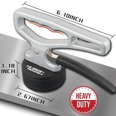 2-Pack Strong Magnetic Pickup Tool with Quick Release Ergonomic Handle for Metal
