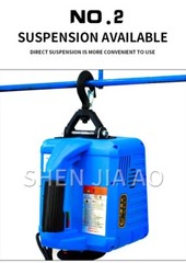 Miniature Electric Hoist 220vPortable Remote Control Home Air Conditioning Crane