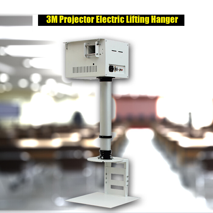 3M Projector Electric Lifting Hanger Remote Control Projector Telescopic Pole