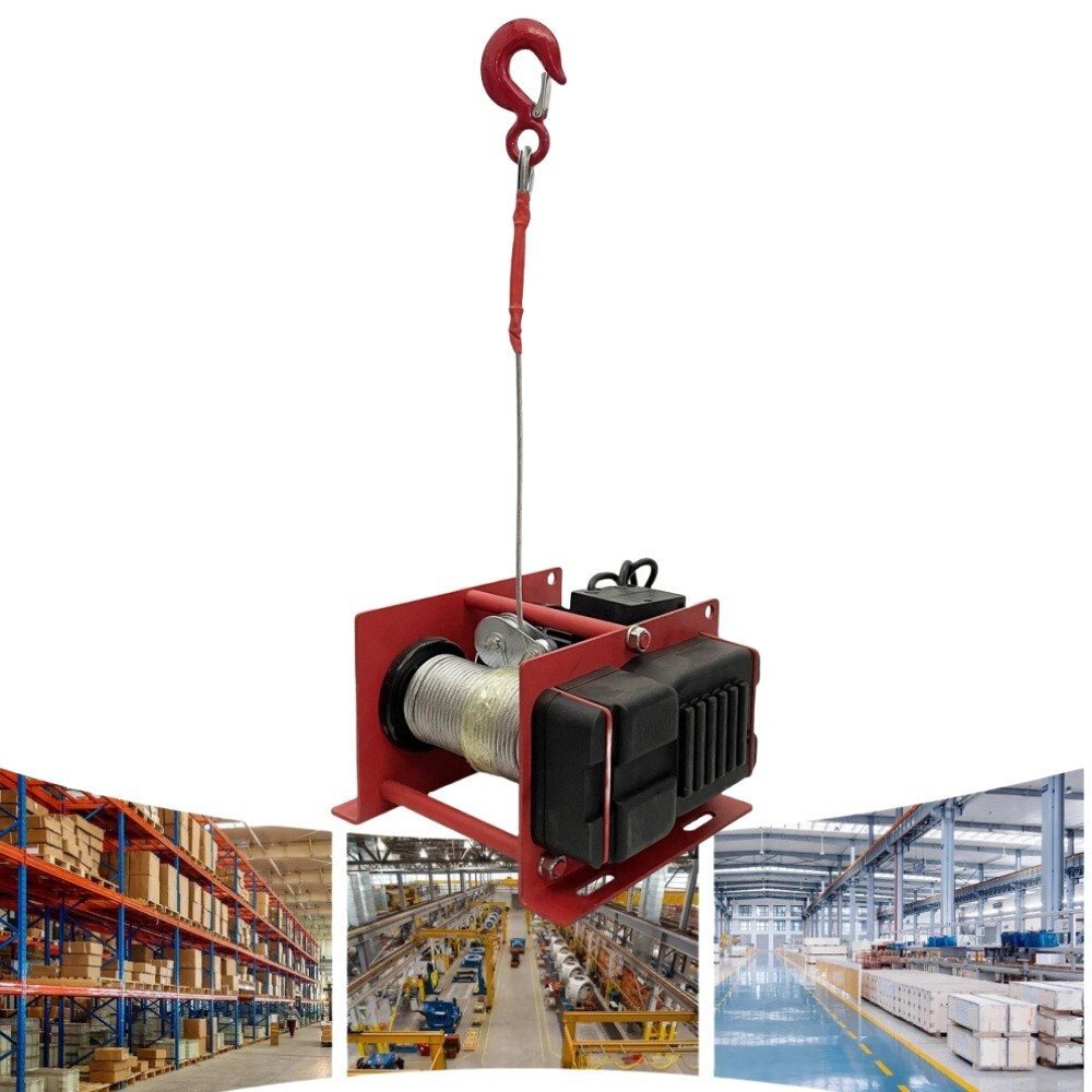 Open Box!1Electric Hoist 220v (400-800kg) Winch Winding Machine Lifter for Crane