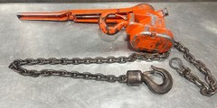 CM Hoist 1-1/2 ton chain hoist Used Surplus