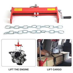 Engine Hoist Load Leveler 4000 LBS Shop Crane with 2 Chains