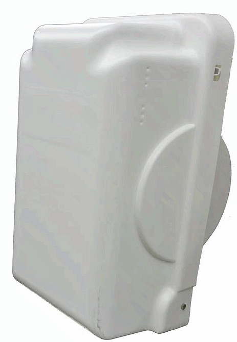Hefty Hoist 8500 Flat Plate Clamshell Cover White Boat Lift Motor Shroud w/ Hard