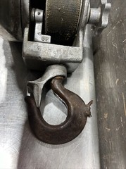 Chance Hoist 1 Ton Hot Stick Ratcheting Strap Hoist. Item ID #47 Used Surplus
