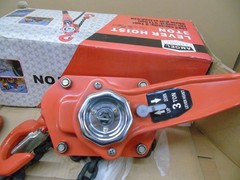 Amoel 3 Ton Lever Chain Hoist Model HSH-3 Heavy Duty 5′ Lift