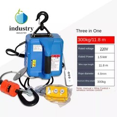 Small Crane Home Mini Electric Hoist Remote Control Lifting Machine Portable