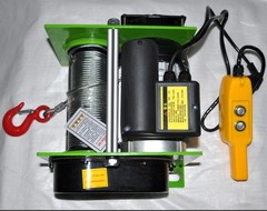 Electric Hoist Winch 220V Wireless Control Home Use Lifting Crane Small Crane