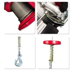 Wireless Remote Control Micro Electric Hoist 220V Wire Rope Hoist PA200-800kg