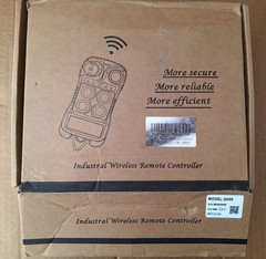 2 Transmitters & Receiver Industrial Wireless Overhead Crane Remote Control 220V