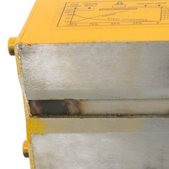880 lbs Magnetic Lifter 2.5 Safety Factor Magnet Lifting Hoist Crane Yellow