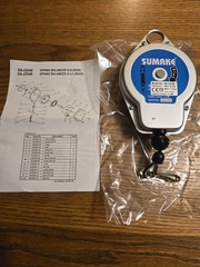 Sumake spring balancer, capacity 0.3 kg – 1.2 kg travel 1.4 meters = 4.82 ft.
