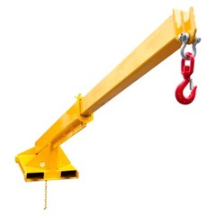 4400LB/ 2T Mobile Crane Lifting Hoist Jib Boom Forklift Telescopic Loader 63-98″