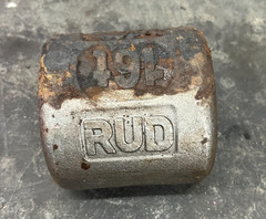 ROD CHAIN HOIST RING BG A04 B1 W/WELD ON 16 TON WEIGHT STEEL