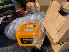 HARRINGTON NER ELECTRIC CHAIN HOIST, 3 TON CAPACITY, NEW
