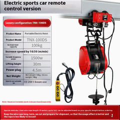 Brushless Running Electric Hoist Electric Sports Car Model Inverter Small Crane