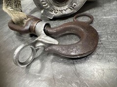 Chance Hoist 1 Ton Hot Stick Ratcheting Strap Hoist. Item ID #35. Used Surplus