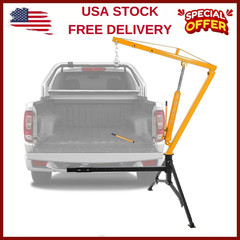 1000 Lbs Hydraulic Hitch-Mount Truck Crane Professional 2″ Hitch Receiver,Crane