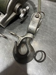 Chance Hoist 1 Ton Hot Stick Ratcheting Strap Hoist. Item ID #26. Used Surplus