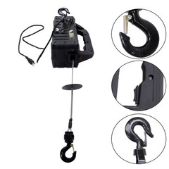 2-in-1 Electric Hoist Winch, 1100 lbs Lift Capacity, 1500W Portable Power Winch