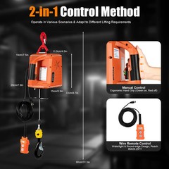 Miniature Electric Hoist 220v Portable Small Crane Home Small Lifting Machine