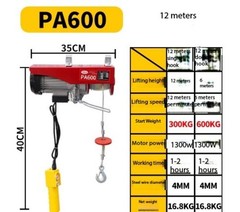 Electric Hoist Small Crane 220V Compact Hoist Wireless Remote Control